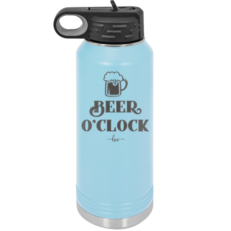 Beer O'Clock - Laser Engraved Stainless Steel Drinkware - 2098 -