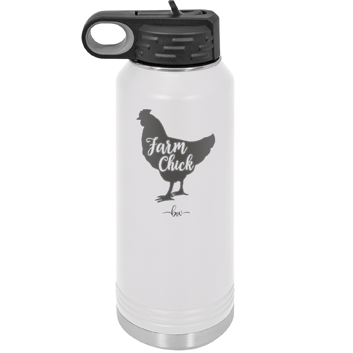 Farm Chick - Laser Engraved Stainless Steel Drinkware - 2107 -