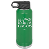 Will Cut Hair for Tacos - Laser Engraved Stainless Steel Drinkware - 2128 -