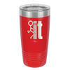 Fuck It Stick Figure - Laser Engraved Stainless Steel Drinkware - 2139 -