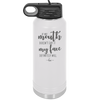 If My Mouth Doesn't Say it My Face Definitely Will - Laser Engraved Stainless Steel Drinkware - 2150 -