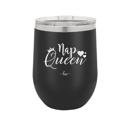 Nap Queen - Laser Engraved Stainless Steel Drinkware - 2156 -