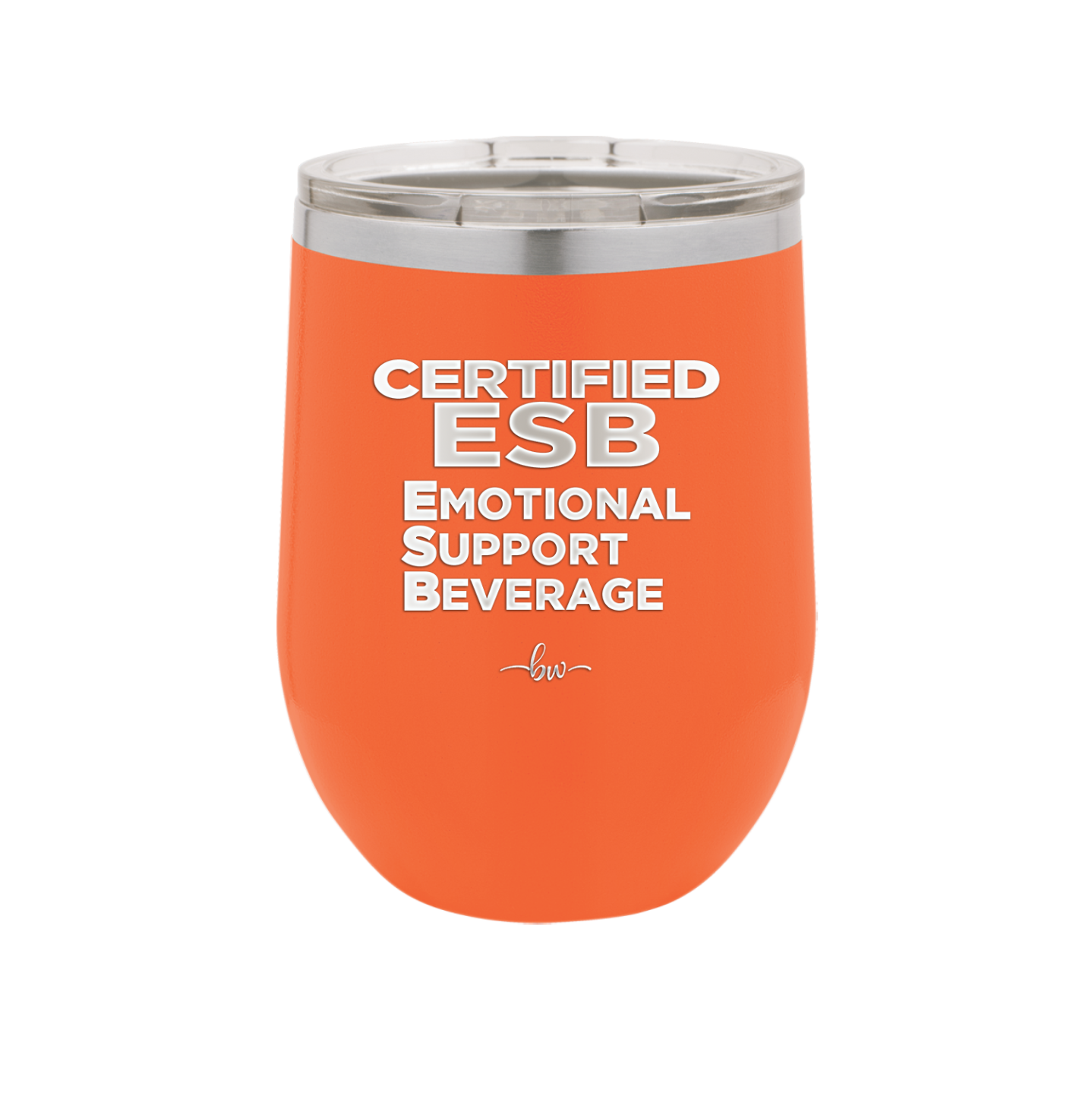 ESB Emotional Support Beverage - Laser Engraved Stainless Steel Drinkware - 2175 -