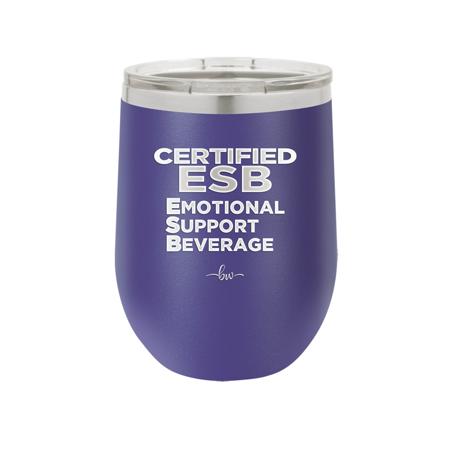 ESB Emotional Support Beverage - Laser Engraved Stainless Steel Drinkware - 2175 -