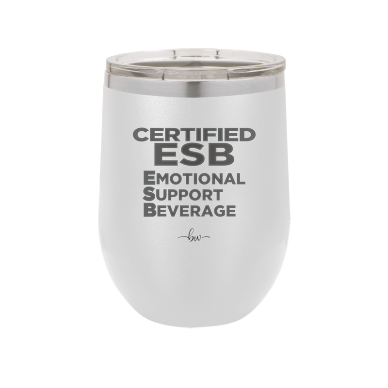 ESB Emotional Support Beverage - Laser Engraved Stainless Steel Drinkware - 2175 -