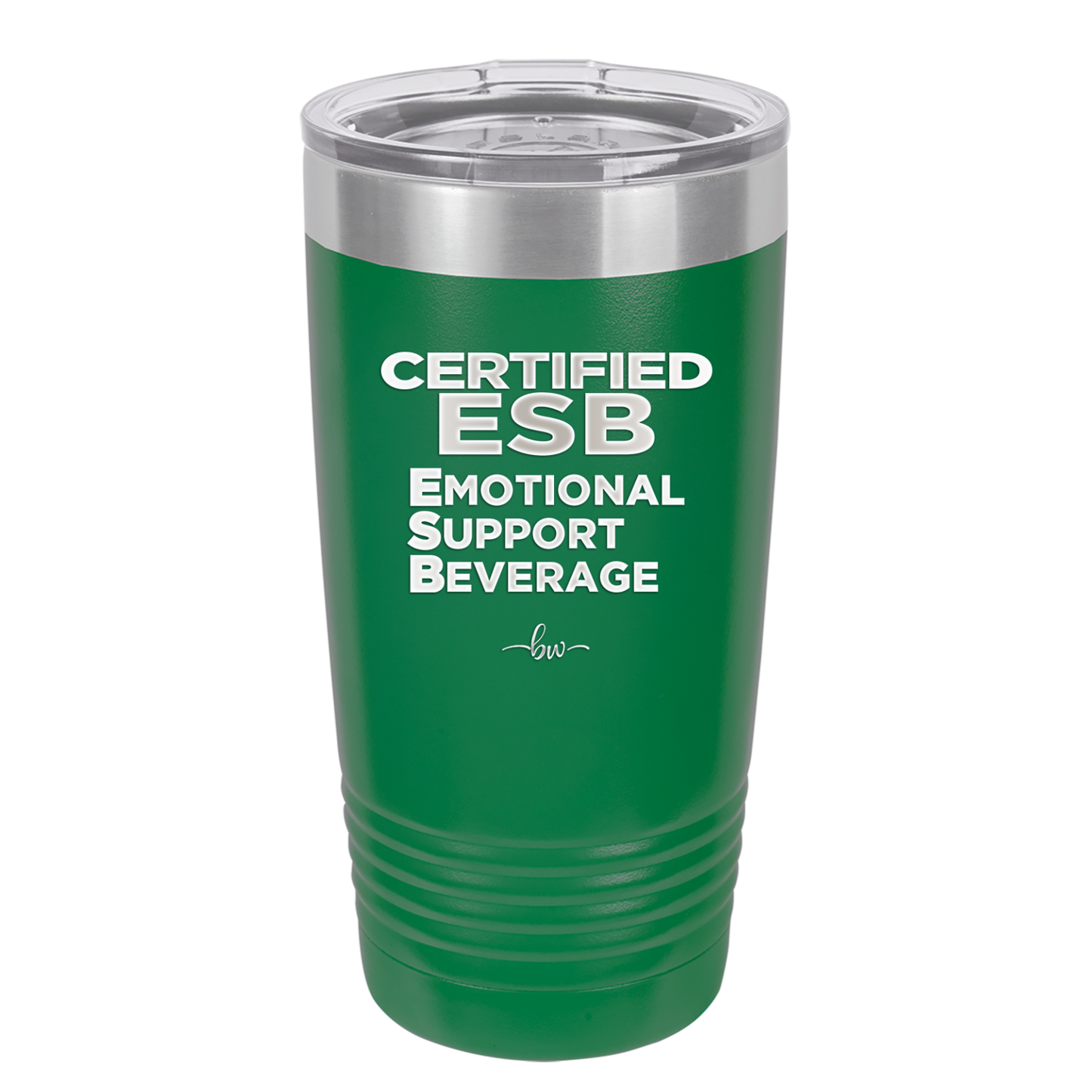 ESB Emotional Support Beverage - Laser Engraved Stainless Steel Drinkware - 2175 -