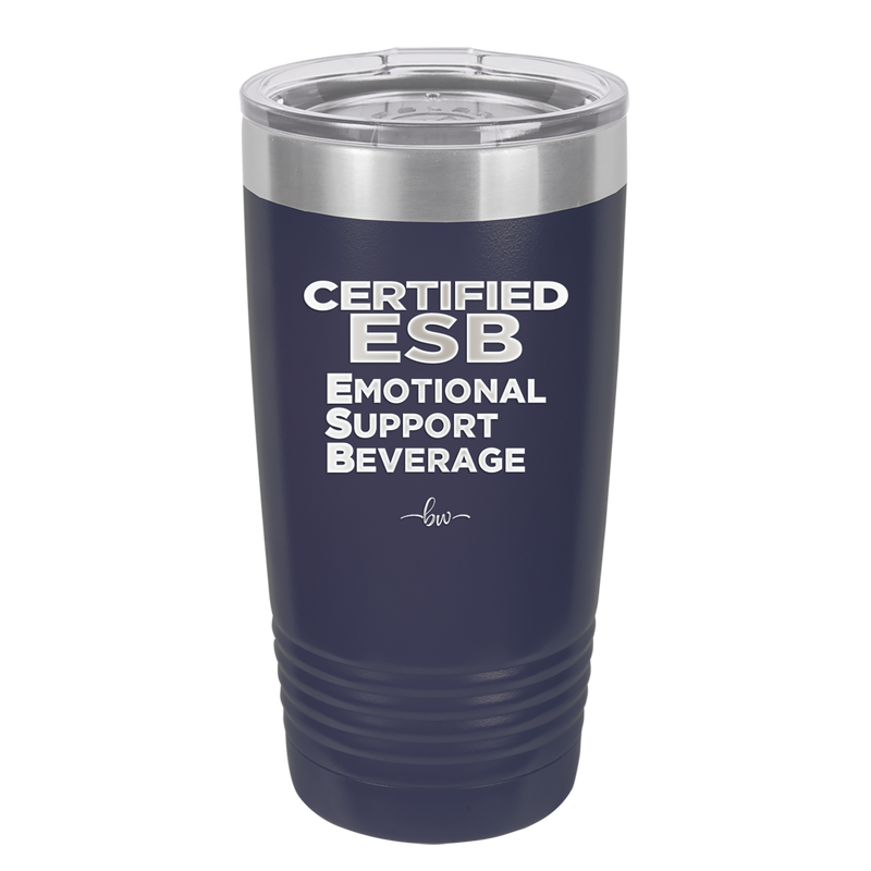 ESB Emotional Support Beverage - Laser Engraved Stainless Steel Drinkware - 2175 -