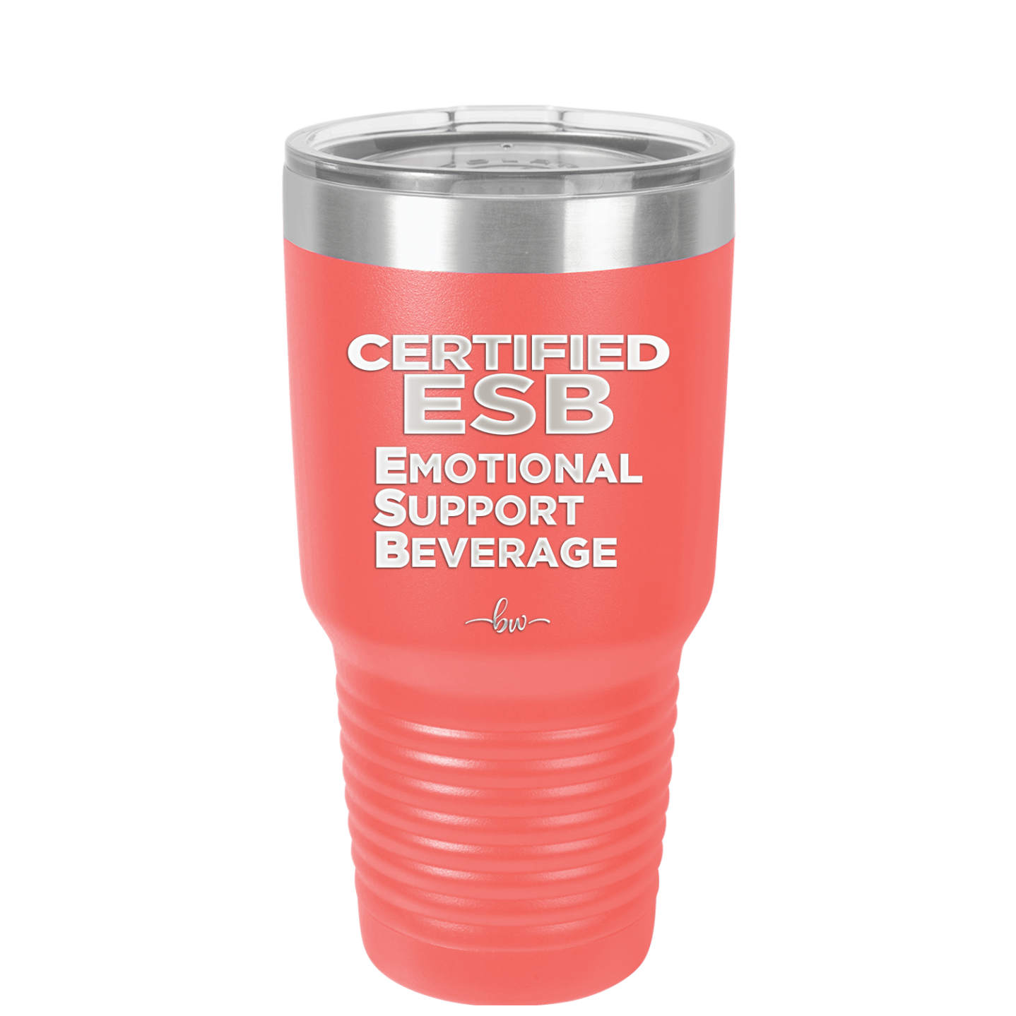 ESB Emotional Support Beverage - Laser Engraved Stainless Steel Drinkware - 2175 -