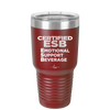 ESB Emotional Support Beverage - Laser Engraved Stainless Steel Drinkware - 2175 -