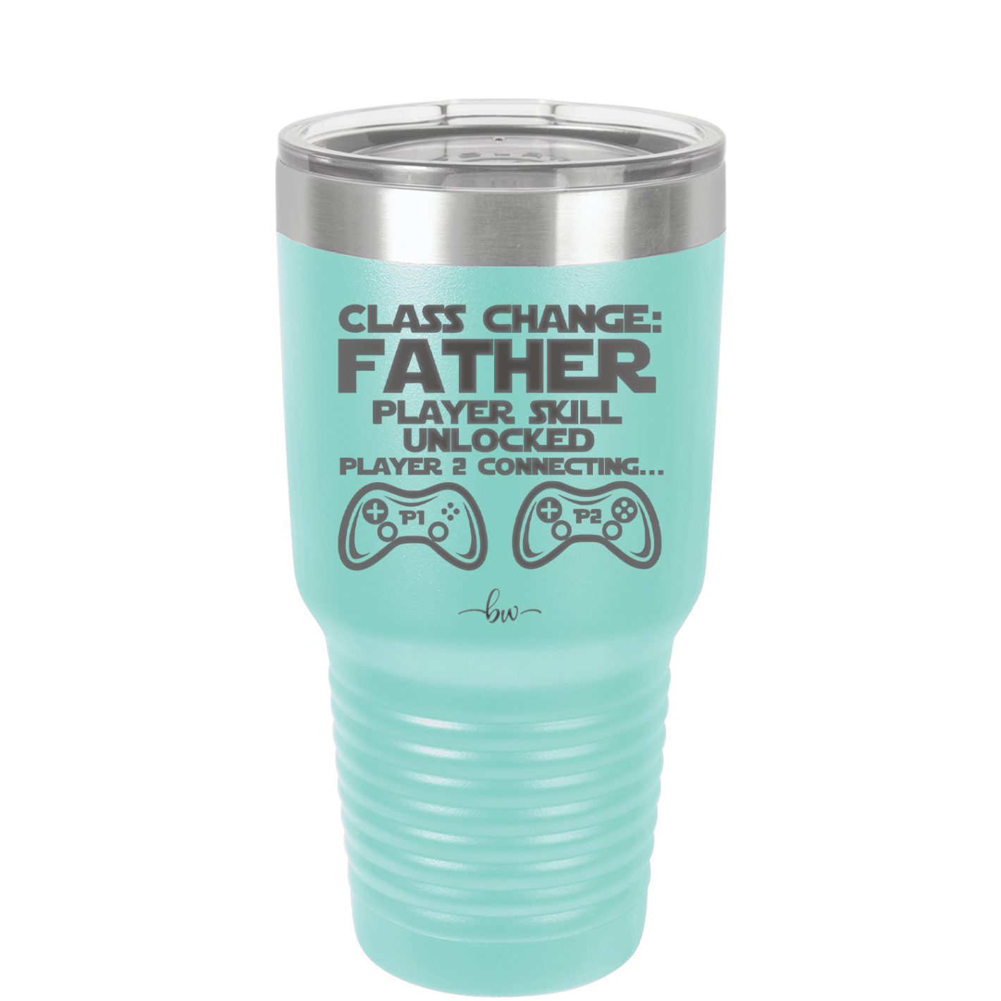 Class Change Father Player Skill Unlocked - Laser Engraved Stainless Steel Drinkware - 2190 -