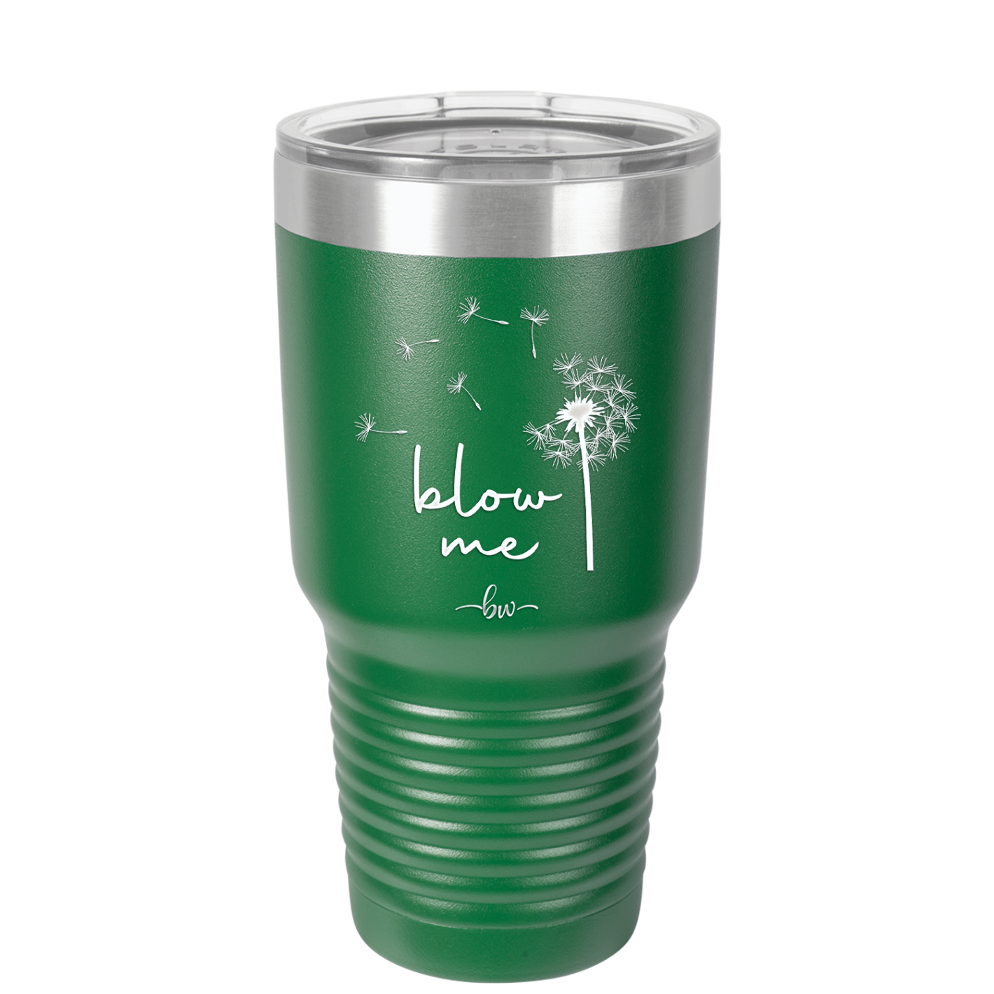 Blow Me Dandelion - Laser Engraved Stainless Steel Drinkware - 2238 -