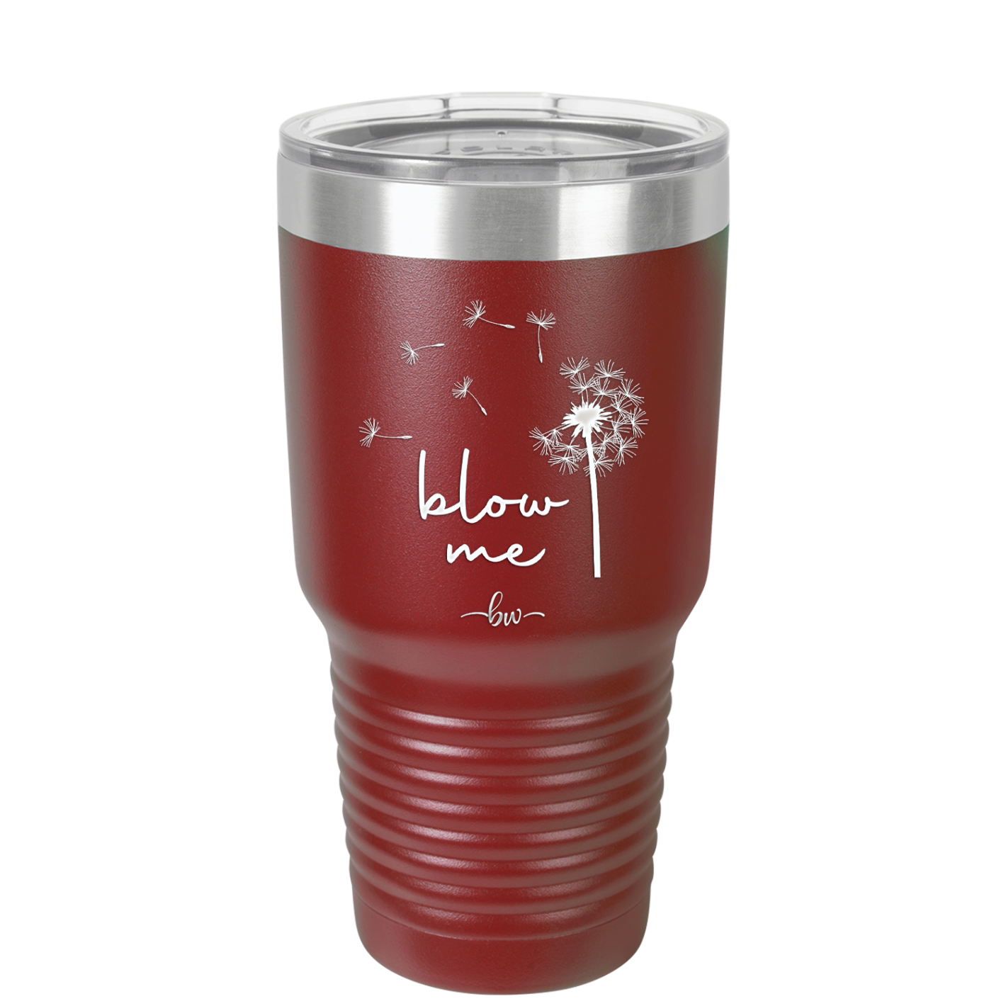 Blow Me Dandelion - Laser Engraved Stainless Steel Drinkware - 2238 -