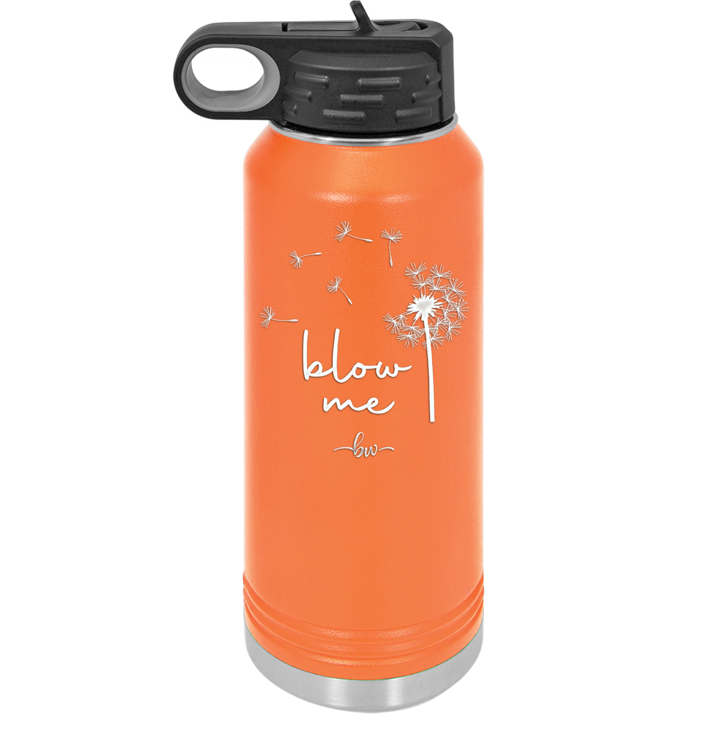 Blow Me Dandelion - Laser Engraved Stainless Steel Drinkware - 2238 -