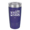 I Like Whiskey and Maybe 2 People - Laser Engraved Stainless Steel Drinkware - 2264 -