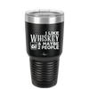 I Like Whiskey and Maybe 2 People - Laser Engraved Stainless Steel Drinkware - 2264 -