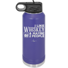 I Like Whiskey and Maybe 2 People - Laser Engraved Stainless Steel Drinkware - 2264 -