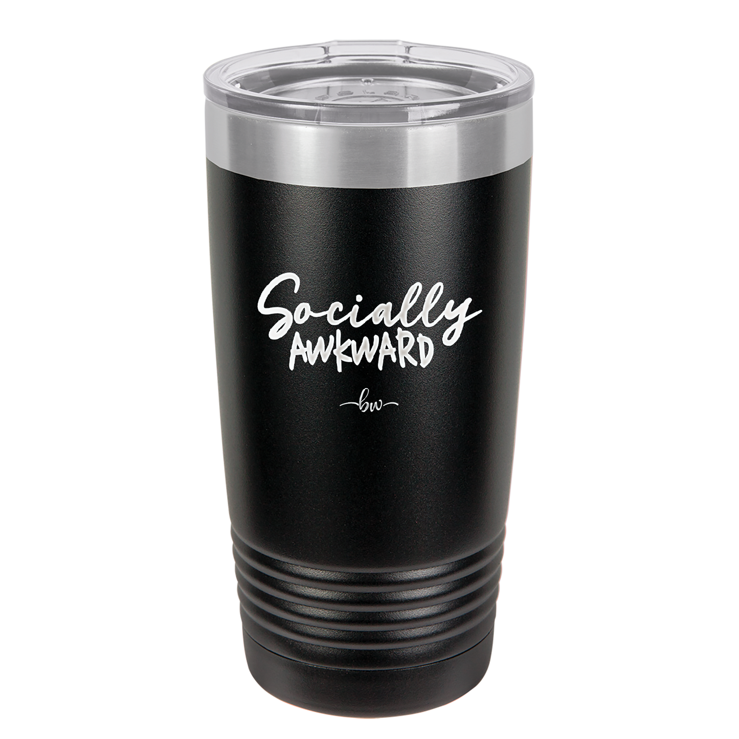 Socially Awkward - Laser Engraved Stainless Steel Drinkware - 2303 -