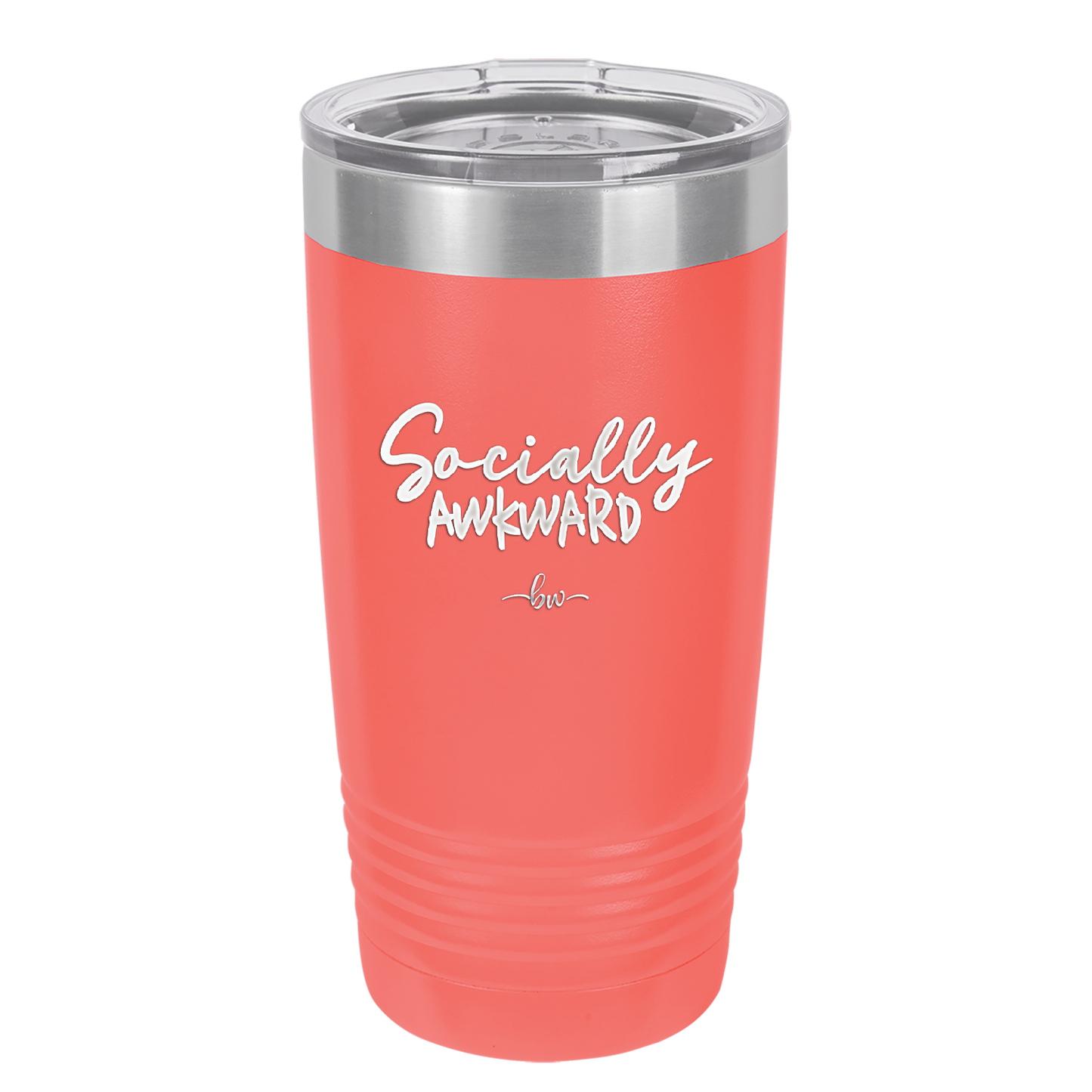 Socially Awkward - Laser Engraved Stainless Steel Drinkware - 2303 -