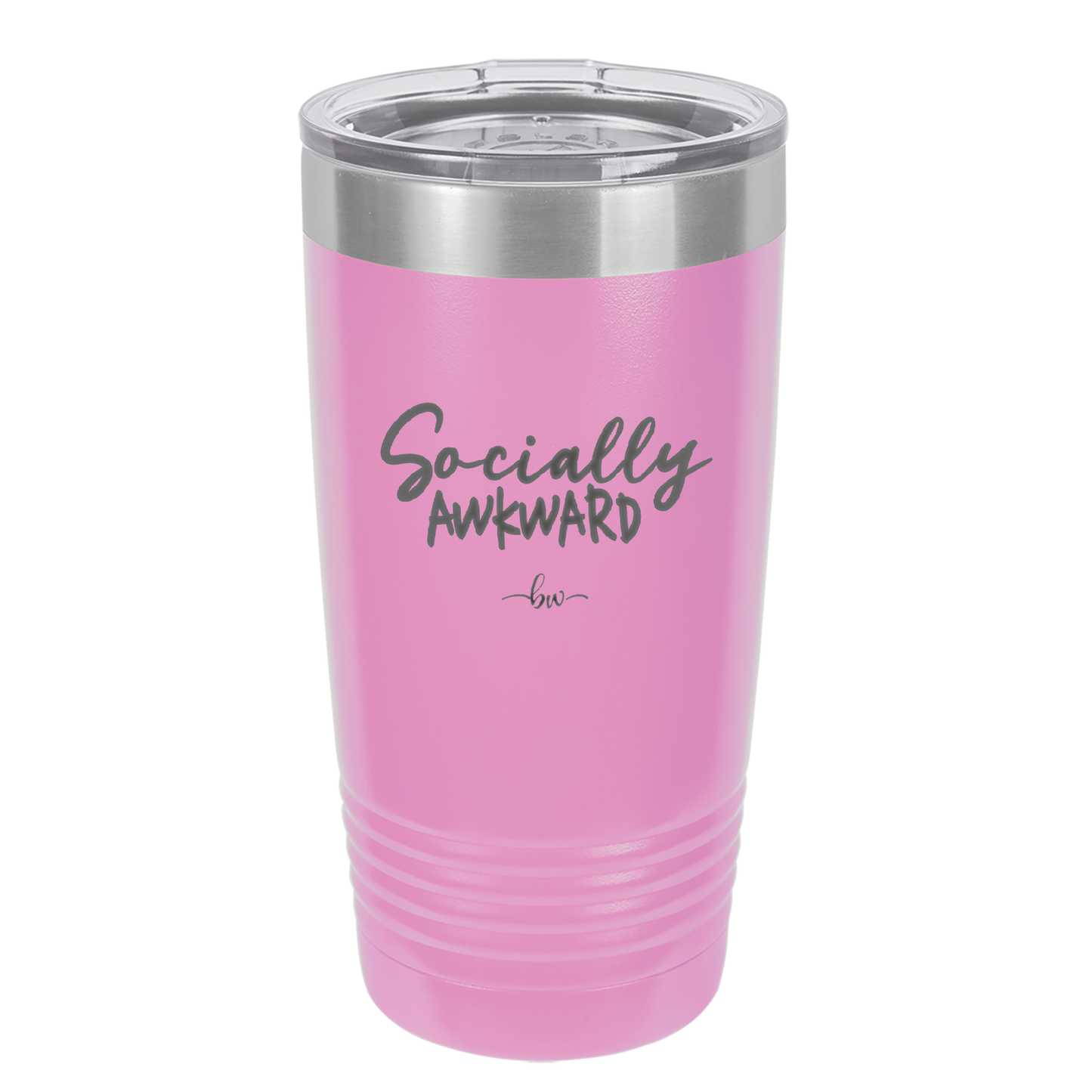 Socially Awkward - Laser Engraved Stainless Steel Drinkware - 2303 -