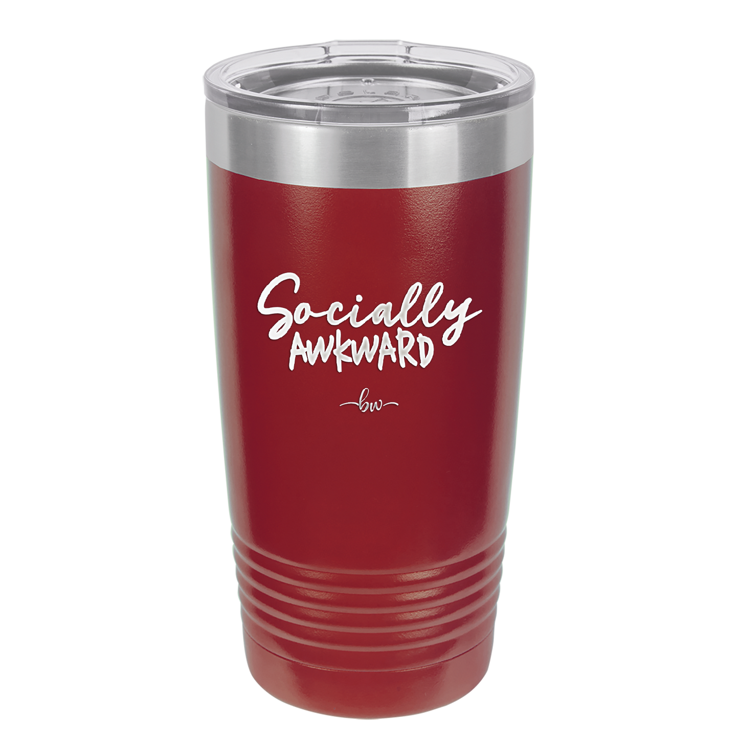 Socially Awkward - Laser Engraved Stainless Steel Drinkware - 2303 -