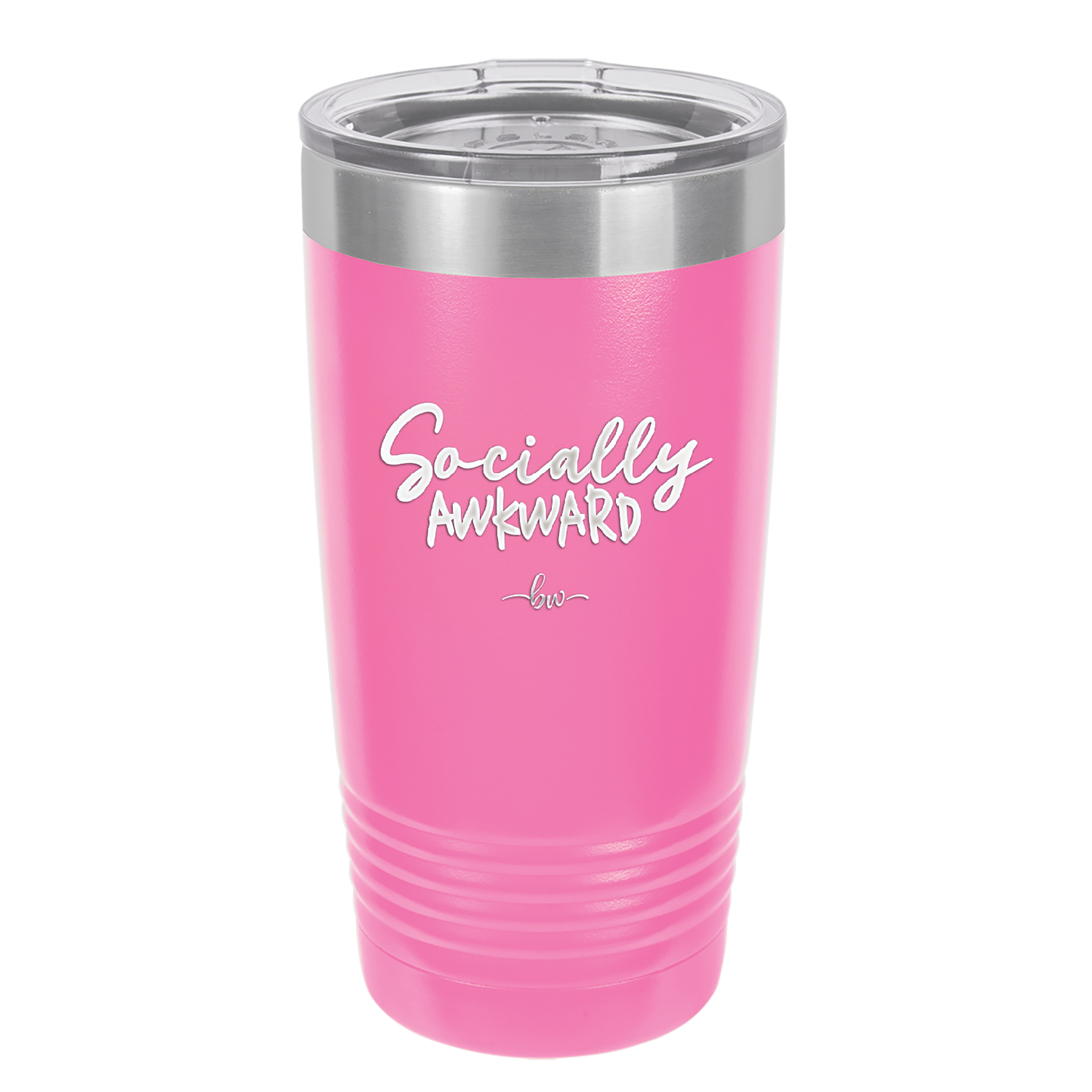 Socially Awkward - Laser Engraved Stainless Steel Drinkware - 2303 -