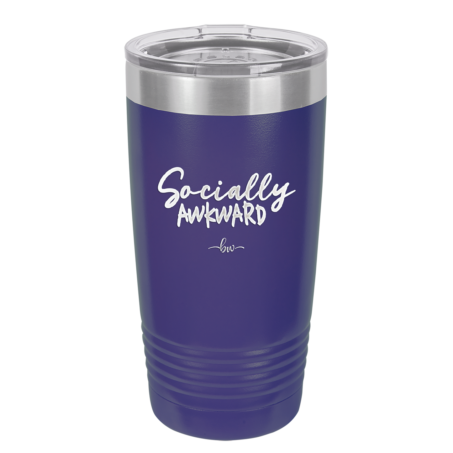 Socially Awkward - Laser Engraved Stainless Steel Drinkware - 2303 -