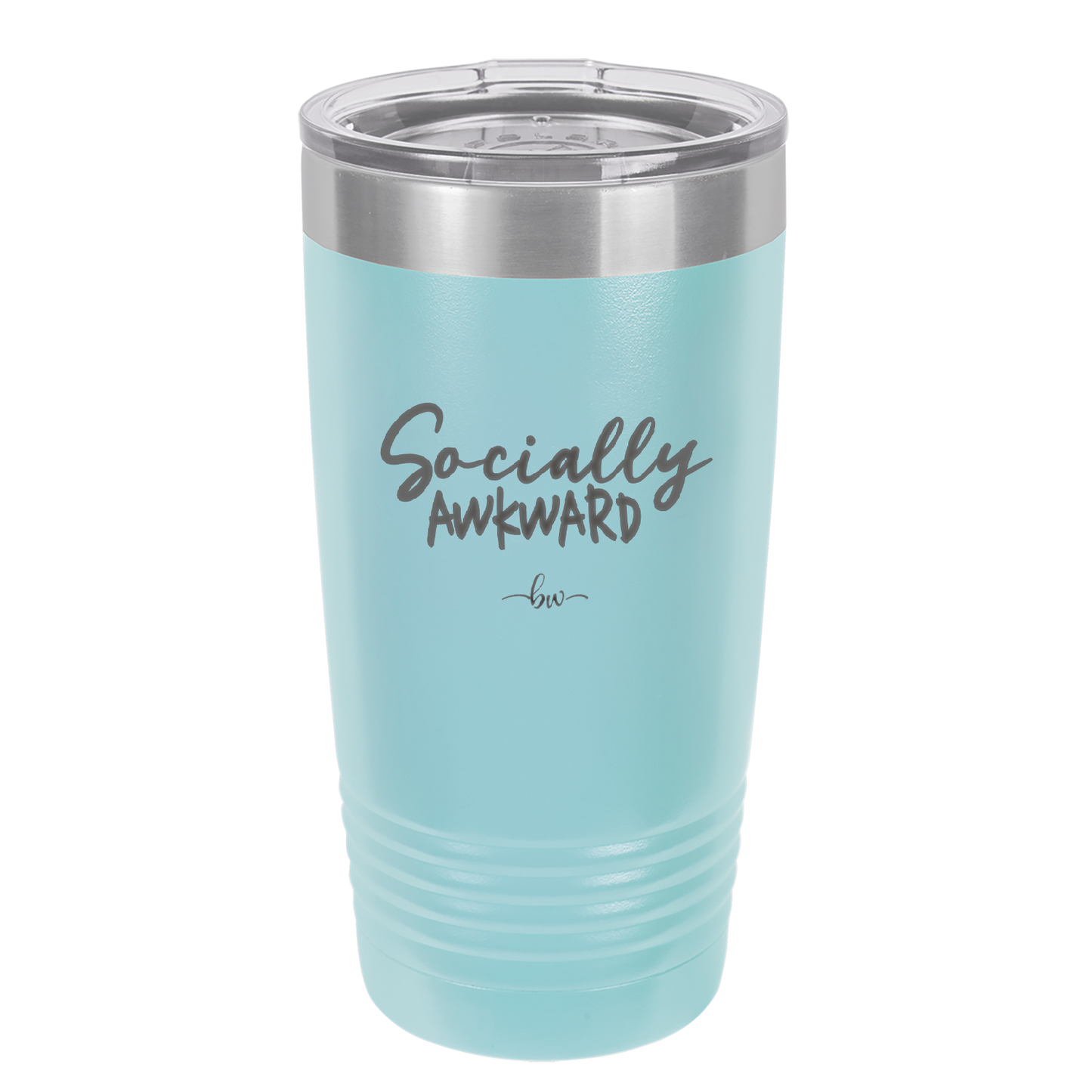 Socially Awkward - Laser Engraved Stainless Steel Drinkware - 2303 -