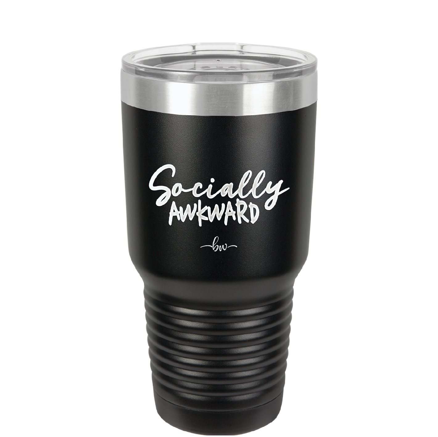 Socially Awkward - Laser Engraved Stainless Steel Drinkware - 2303 -