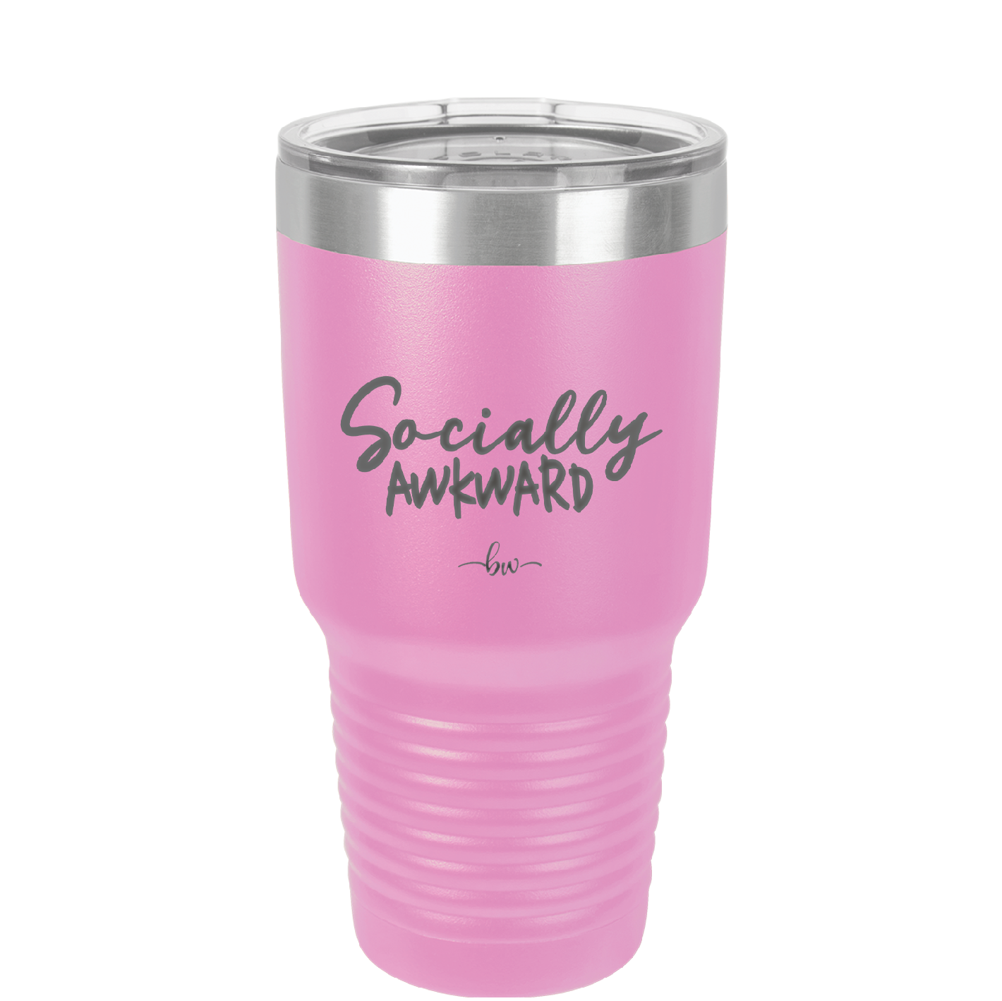 Socially Awkward - Laser Engraved Stainless Steel Drinkware - 2303 -