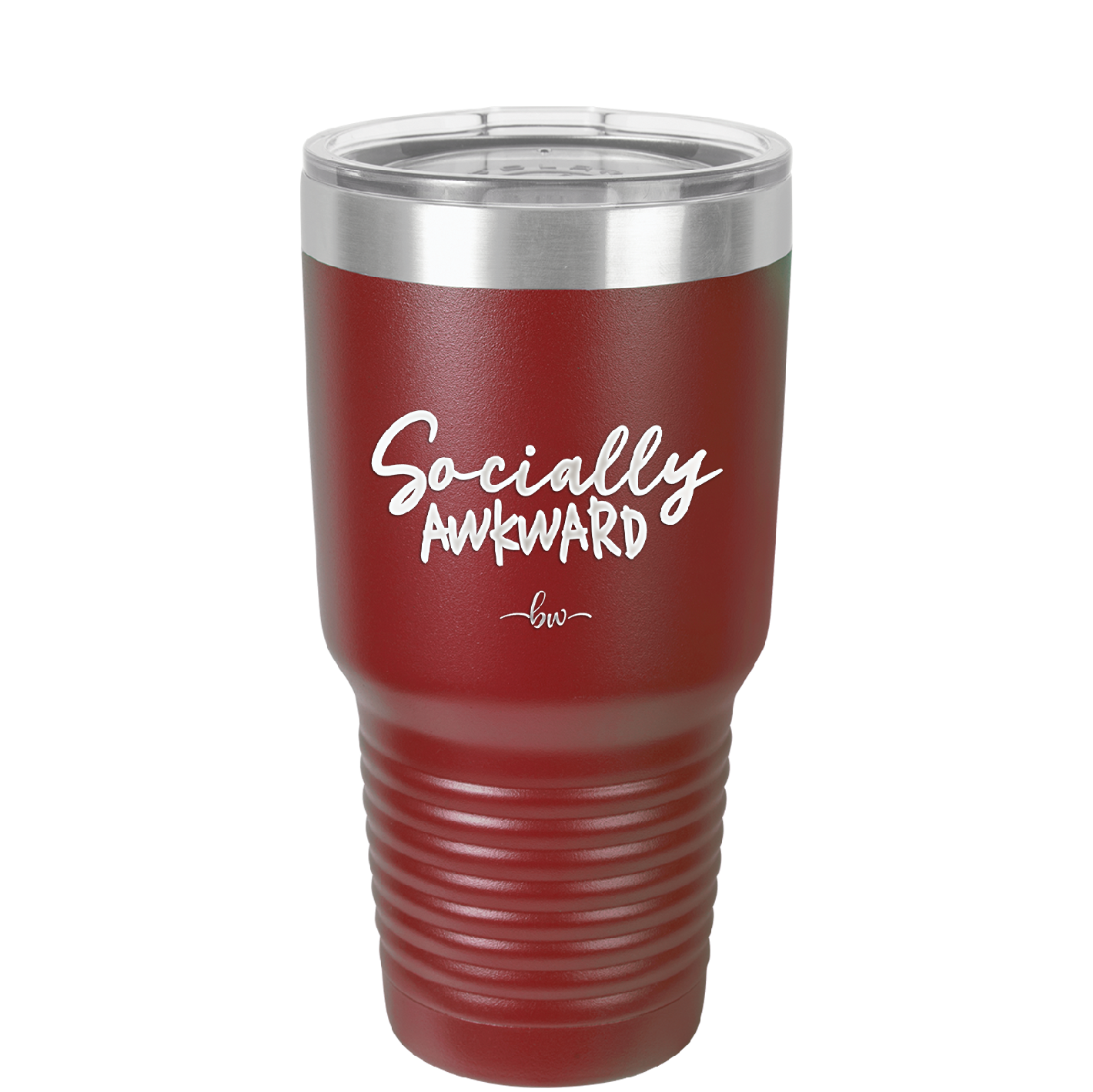 Socially Awkward - Laser Engraved Stainless Steel Drinkware - 2303 -