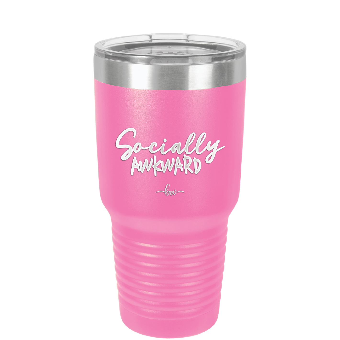 Socially Awkward - Laser Engraved Stainless Steel Drinkware - 2303 -