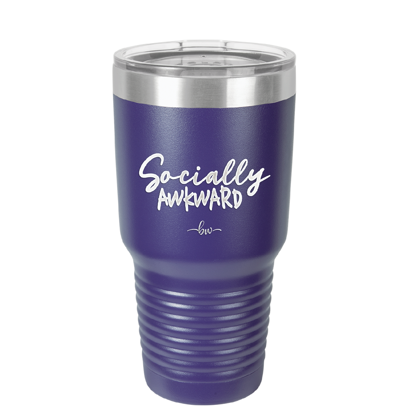 Socially Awkward - Laser Engraved Stainless Steel Drinkware - 2303 -