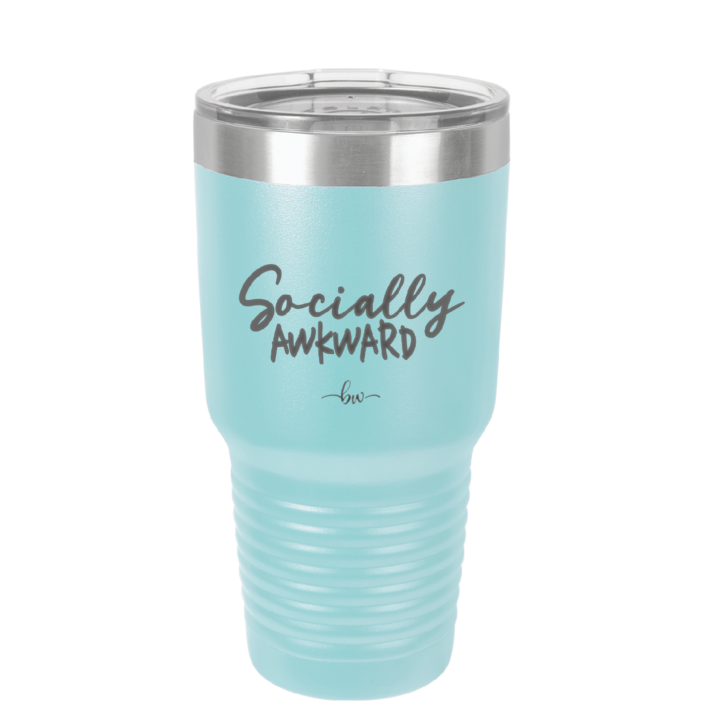 Socially Awkward - Laser Engraved Stainless Steel Drinkware - 2303 -