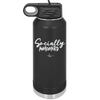 Socially Awkward - Laser Engraved Stainless Steel Drinkware - 2303 -