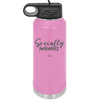 Socially Awkward - Laser Engraved Stainless Steel Drinkware - 2303 -