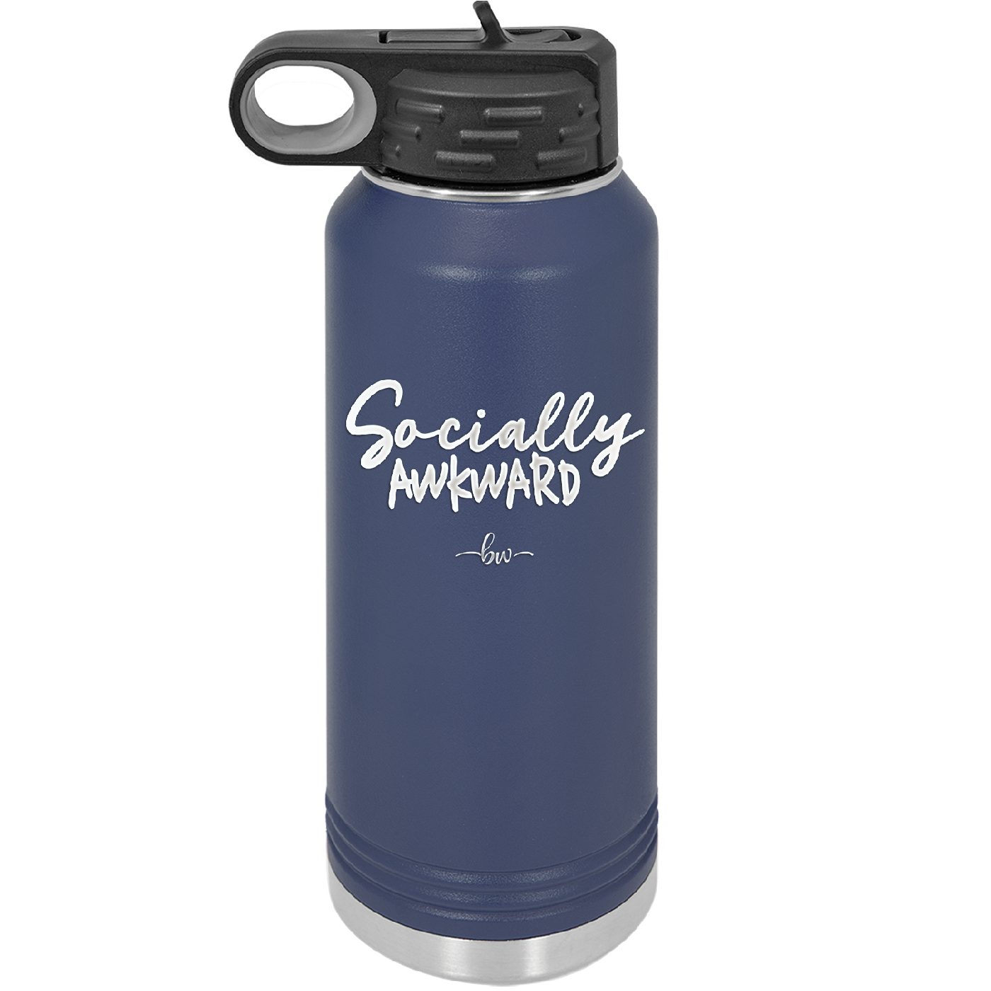 Socially Awkward - Laser Engraved Stainless Steel Drinkware - 2303 -