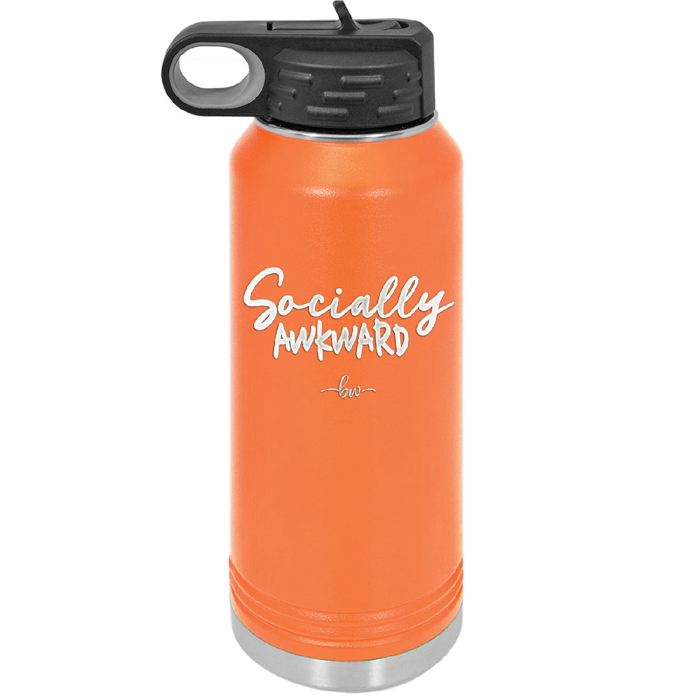 Socially Awkward - Laser Engraved Stainless Steel Drinkware - 2303 -