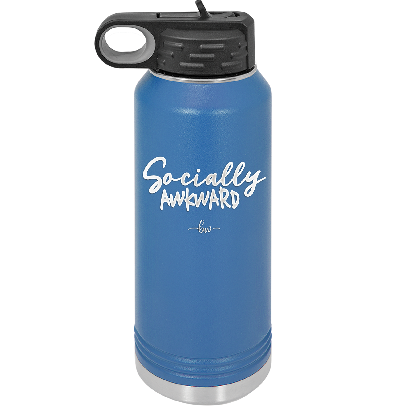 Socially Awkward - Laser Engraved Stainless Steel Drinkware - 2303 -