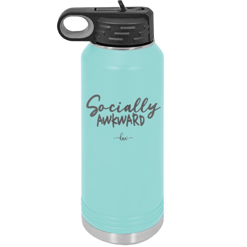 Socially Awkward - Laser Engraved Stainless Steel Drinkware - 2303 -