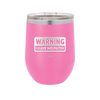 Warning I Have No Filter - Laser Engraved Stainless Steel Drinkware - 2317 -