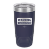 Warning I Have No Filter - Laser Engraved Stainless Steel Drinkware - 2317 -