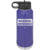 Warning I Have No Filter - Laser Engraved Stainless Steel Drinkware - 2317 -