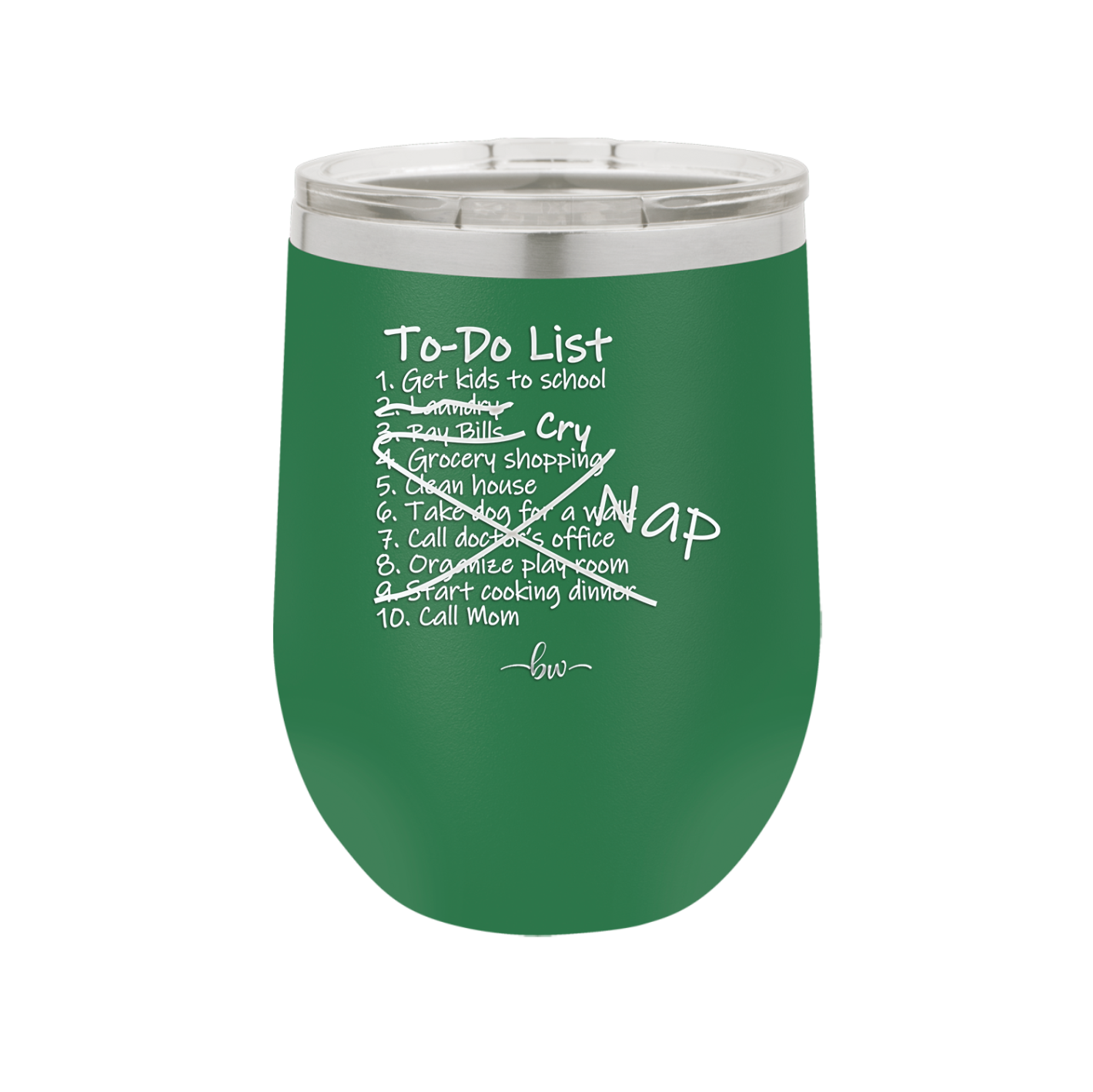 To Do List - Laser Engraved Stainless Steel Drinkware - 2329 -