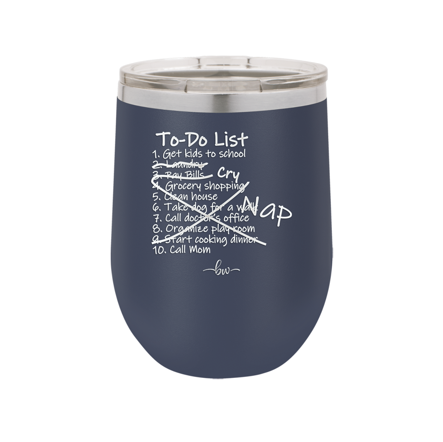 To Do List - Laser Engraved Stainless Steel Drinkware - 2329 -