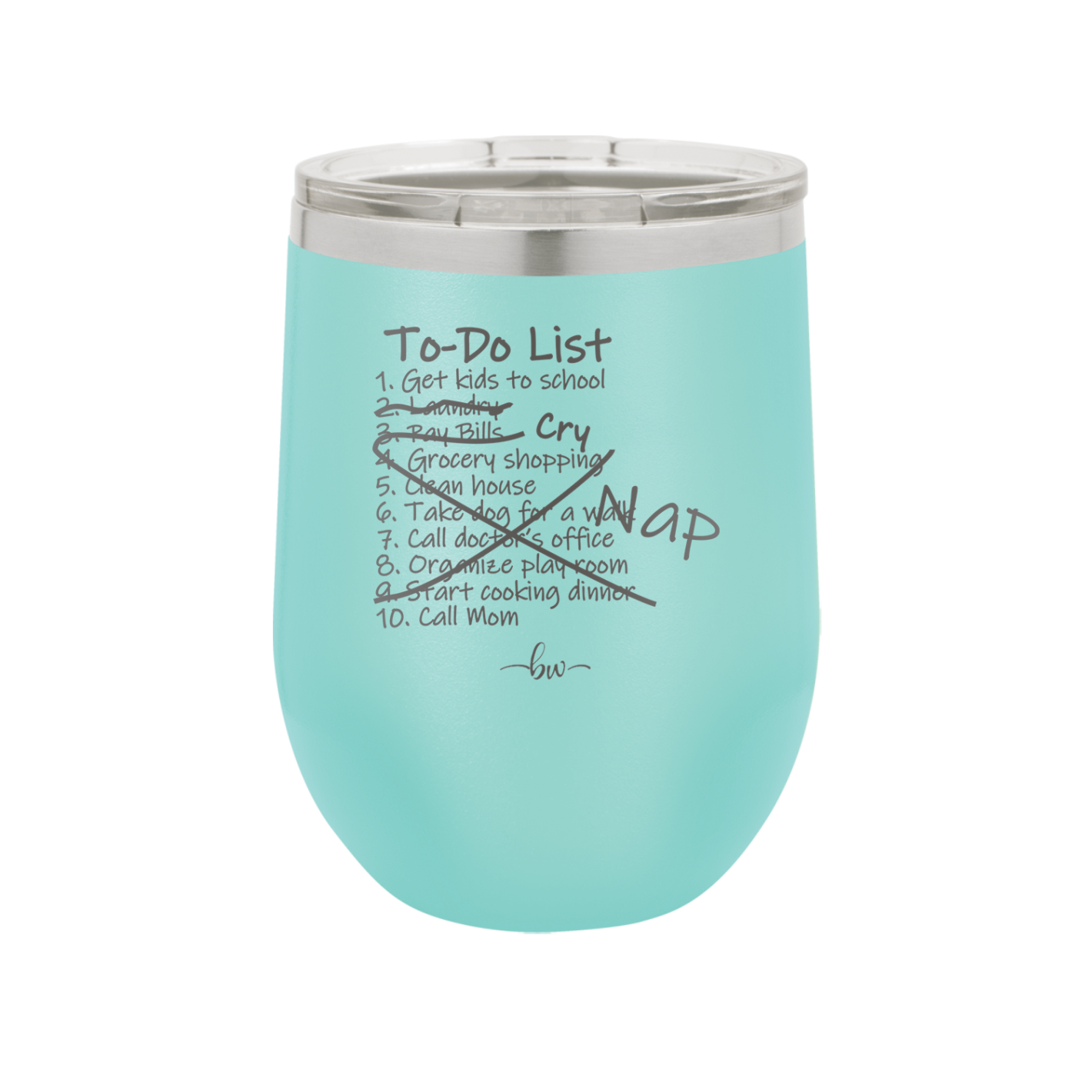 To Do List - Laser Engraved Stainless Steel Drinkware - 2329 -