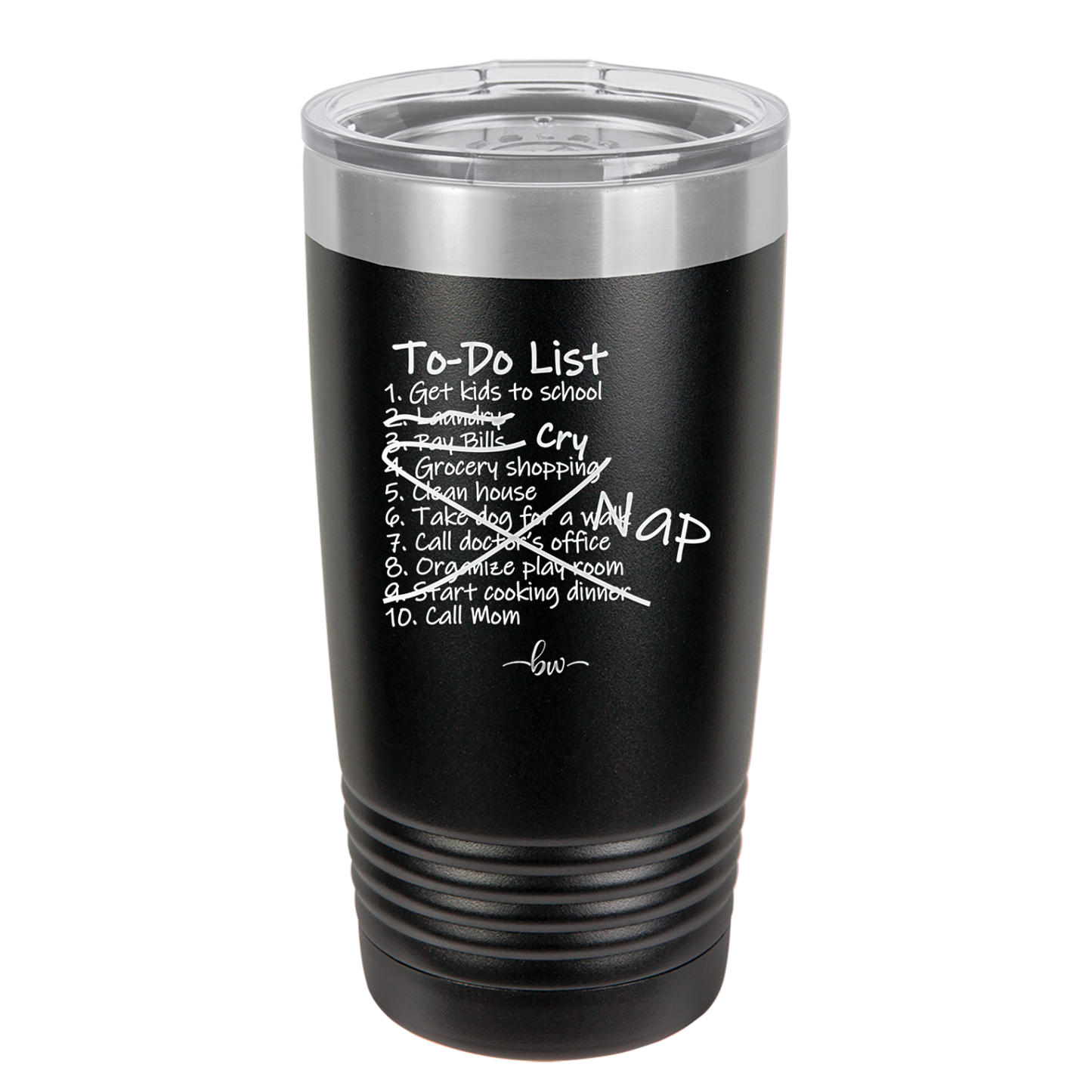 To Do List - Laser Engraved Stainless Steel Drinkware - 2329 -