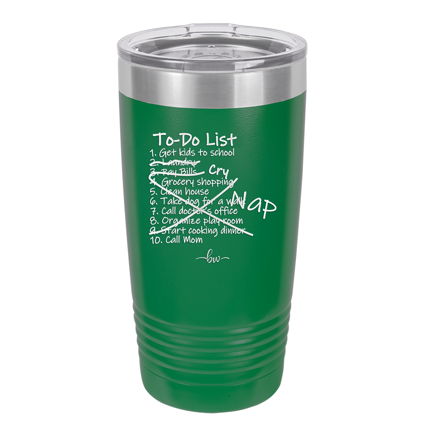 To Do List - Laser Engraved Stainless Steel Drinkware - 2329 -