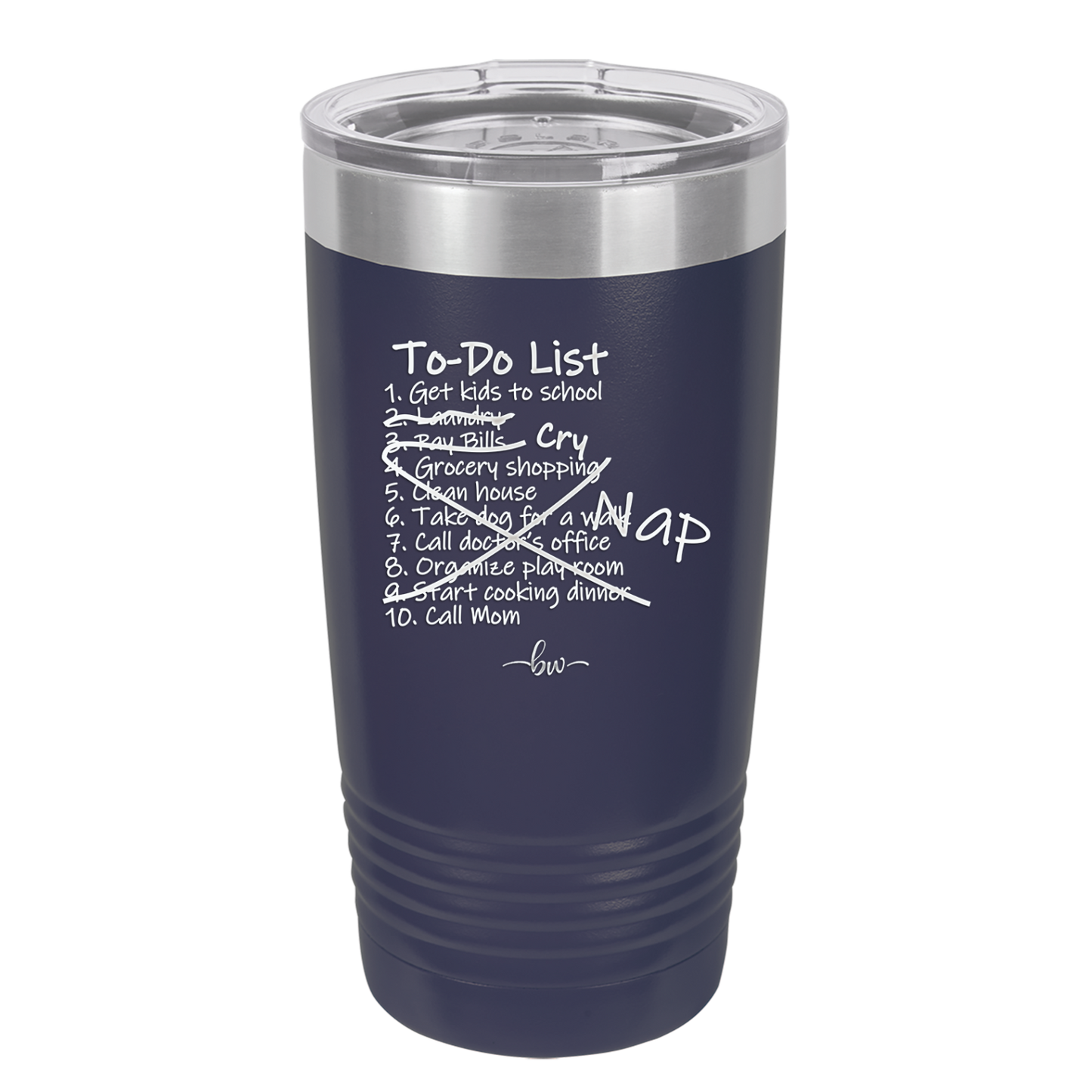 To Do List - Laser Engraved Stainless Steel Drinkware - 2329 -