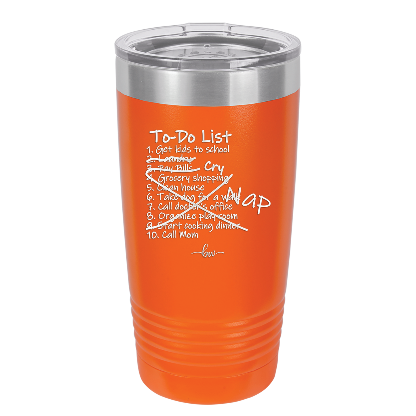 To Do List - Laser Engraved Stainless Steel Drinkware - 2329 -