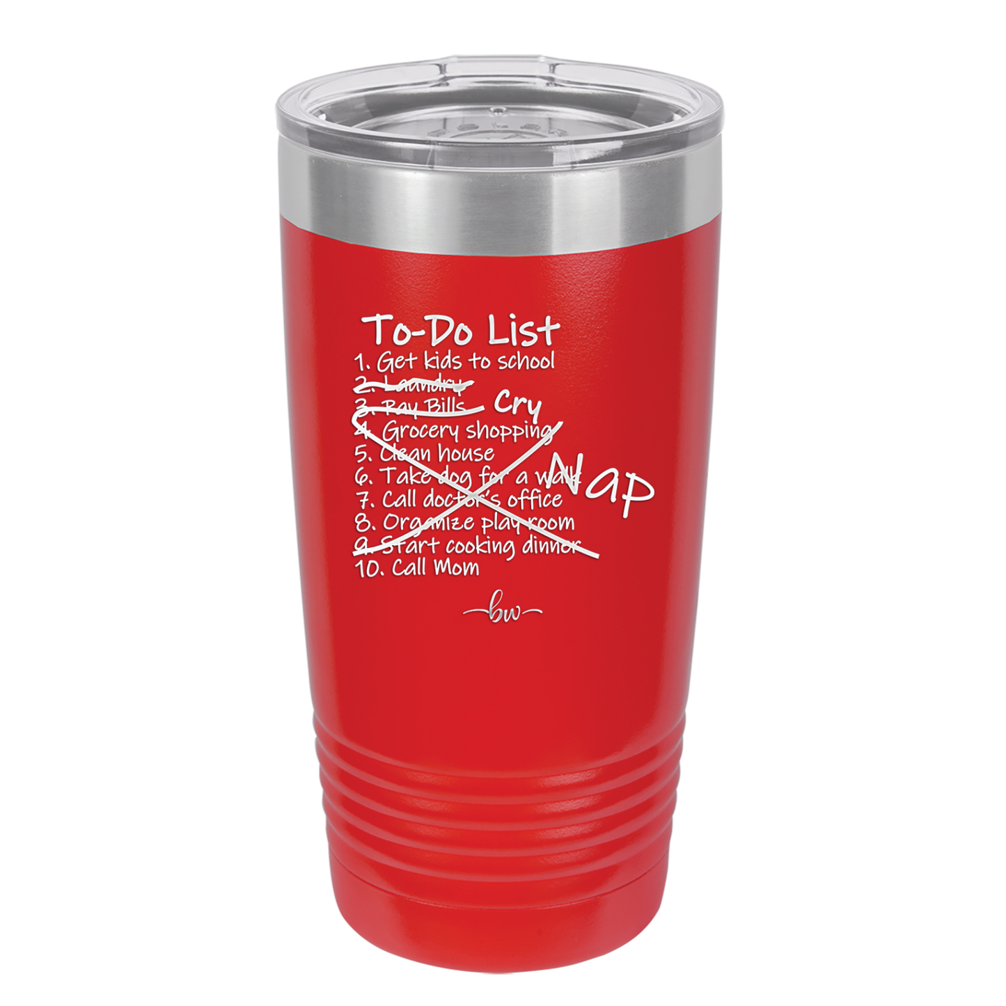 To Do List - Laser Engraved Stainless Steel Drinkware - 2329 -